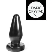Dark Crystal Buttplug 15 x 6 cm - zwart