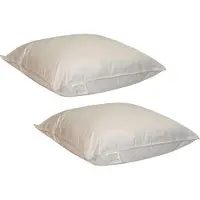 ISleep Kapok Hoofdkussen Set (2 Stuks) - 100% Kapok - 60x60 cm (BE)