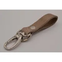 Scotts Bluf TAUPE SLEUTELHANGER MET STRAK DESIGN. GEMAAKT VAN TOP KWALITEIT ITALIAANS VOL NERF LEDER