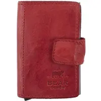 Bear design Pip Pasjeshouder / Creditcardhouder RFID - Rood