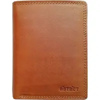 Dstrct – Wax Lane – Billfold RFID – 6 Pasjes – leer – Cognac