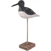 Clayre & Eef Decoratie vogel 27x7x30 cm