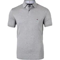 Tommy Hilfiger 1985 Regular Fit Polo shirt Korte mouw grijs
