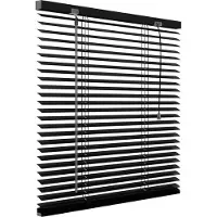 Decosol Horizontale jaloezie aluminium 25mm zwart 140 x 180cm online kopen
