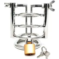 Rimba - Urethral Stretcher with Cockring and padlock