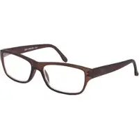 Hip Leesbril donkerbruin matt +3.0