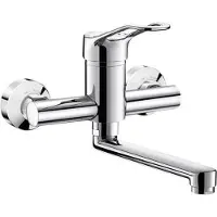 Delabie Mech. muurmengkrn Securit. vaste uitl. L.200, open grp, S/C