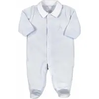 Sophie de Giraf - boxpakje - met kraagje - velours - blauw - 1 Maand - 54 cm