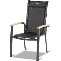 Hartman Tuinstoel Alice Dining Xerix Frame Black Textylene