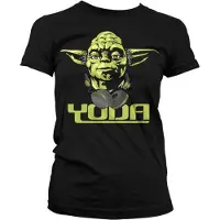 Hybris Star Wars Dames Tshirt -L- Cool Yoda Zwart