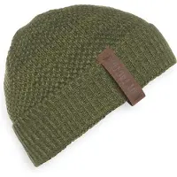 Knit Factory Jazz Beanie - Mosgroen/Khaki - One Size