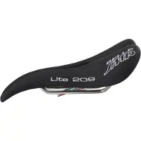 Selle Smp Lite 209 Zadel Zwart Roestvrijstalen Rails || Maat: 139