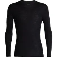 Icebreaker Ondershirt Mens 175 Everyday LS Crewe Black-S