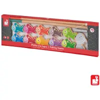 Janod Spel - Visspel: Laten We Gaan Vissen - Gebruik Je Vishengel En Probeer De Meeste Vissen Te Vangen! Elke Vis Is Een Bepaald Aantal Punten Waard - Geschikt Vanaf 2 Jaar