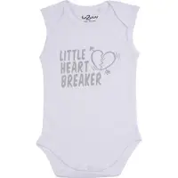 Fun2Wear Romper little heart white maat 68