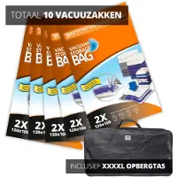 Pro Pakket Vacuumzakken voor Tuinkussens+Opbergtas [Set 10 Vacuumzakken+tas]