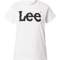 Lee Shirt 'LOGO TEE' zwart / wit