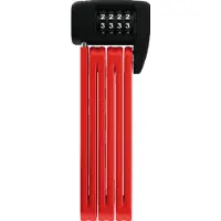 ABUS Fietsslot Vouwslot - BORDO Lite 6055C - Security level 7 - rood - 85 cm - Geschikt voor elektrische fietsen en stadsfietsen