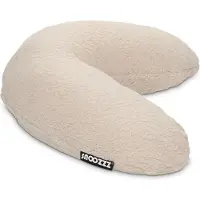 Snoozzz Voedingskussen Zwangerschapskussen Small - 120 cm - Microfiber vulling - Wasbare hoes - Teddy Naturel