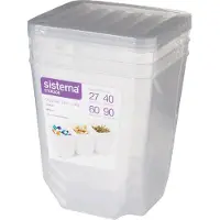 Pengo Storage Opbergbox - Met Deksel - Transparant - 1.8 Liter