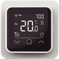 E-Heat WiFi Klokthermostaat, RAL 9010 (Polar wit)