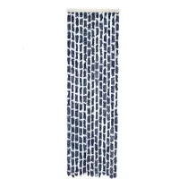 Travellife Chenille Vliegengordijn - Streep Blauw/Wit - 56 x 185 cm