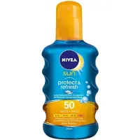 Nivea SUN Protect & Dry Touch Transparante Zonnebrand Spray - SPF 50 - Trekt snel in - Sport Zonnespray - Waterproof - 200 ml