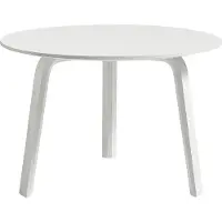 HAY Bijzettafel Bella Coffee White Ø60 x H39 cm