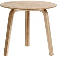 HAY Bella salontafel Lacquered oak, Ø45x39 cm