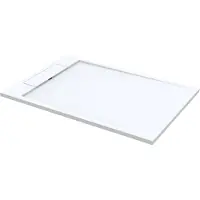 Best design Just Solid douchebak 160x90x4.5cm mat wit