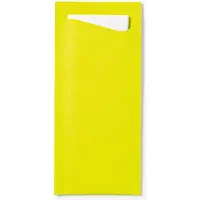 Take dis Servetten met Bestek Zakjes Doos 100 Stuks Kiwi Servet Wit Bestekzakjes met servetten