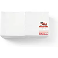 Take dis Servetten 2-Laags Wit | Grote verpakking 250 Stuks |
