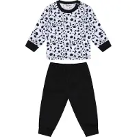 Beeren pyjama Soccer jongens zwart/wit