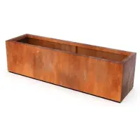 Geroba Plantenbak Artesa roestkleurig 150x40x40 cm
