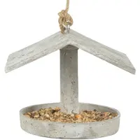 Esschert Design Vogelvoederhuis Aged Grijs 18,9 X 16,9 X 16,3 Cm