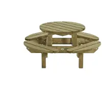 Talen Buitenmeubelen Kinderpicknicktafel rond