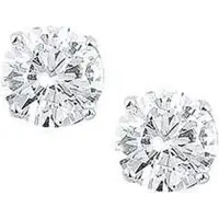 Trendjuwelier huiscollectie TFT Oorknoppen Zirkonia Zilver Gerhodineerd Glanzend