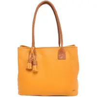 Berba Dames Leren Schoudertas Medium Chamonix 125-312 Curcuma