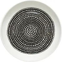 Marimekko Räsymatto bord Ø20,5 cm Wit-zwart