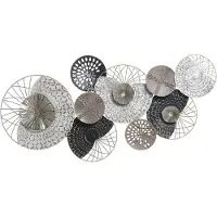 Beliani CESIUM - Wanddecoratie - Zwart - Metaal