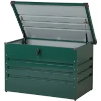 Beliani CEBROSA S - Kussenbox - Groen - Staal