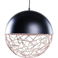 Beliani PADMA - Hanglamp - Zwart - Staal