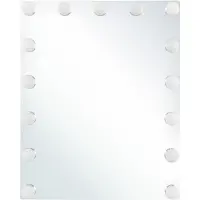 Beliani LUCENAY - LED-spiegel - Zilver - IJzer