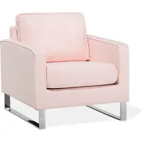 Beliani Fauteuil roze VIND