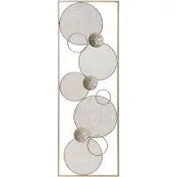 Beliani TUNGSTEN - Wanddecoratie - Goud - Metaal