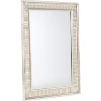 Beliani CASSIS - Wandspiegel - Zilver - 60 x 90 cm - Synthetisch materiaal
