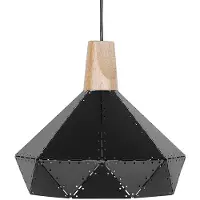 Beliani SOMME - Hanglamp - Zwart - Metaal