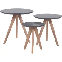 Beliani VEGAS - Salontafel - Grijs - MDF