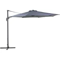 Beliani Savona - Parasol - Aluminium - antraciet