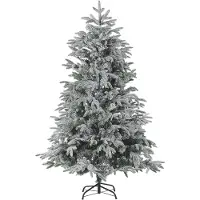 Beliani BASSIE - Kerstboom - Wit - 210 cm - PVC